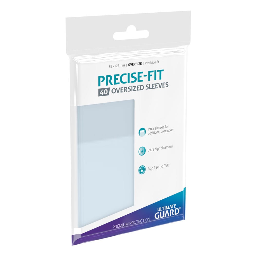 Ultimate Guard Precise-Fit Sleeves Fundas de Cartas Tamaño Oversized Transparente (40) Frikytopia