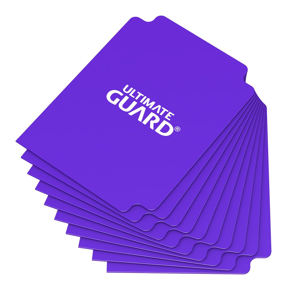 Ultimate Guard Card Dividers Tarjetas Separadoras para Cartas Tamaño Estándar Violeta (10) Frikytopia