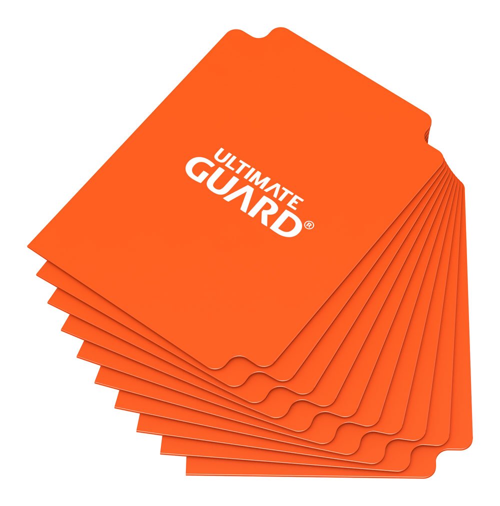 Ultimate Guard Card Dividers Tarjetas Separadoras para Cartas Tamaño Estándar Naranja (10)