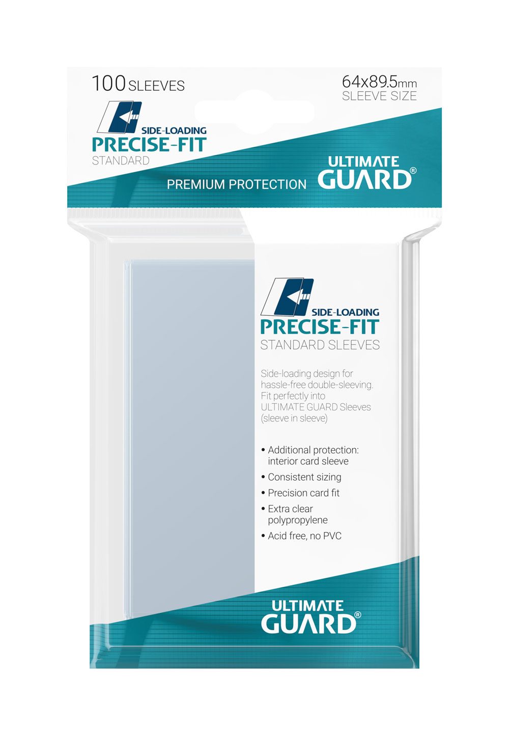 Ultimate Guard Precise-Fit Sleeves Side-Loading Fundas Tamaño Estándar Transparente (100) Frikytopia