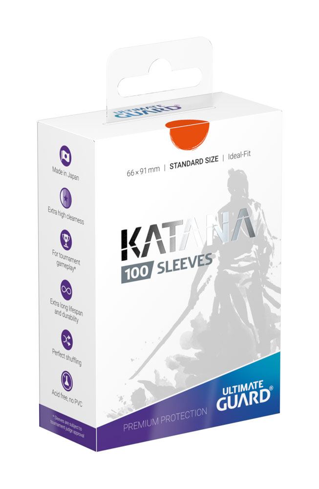 Ultimate Guard Katana Sleeves Tamaño Estándar Naranja (100)
