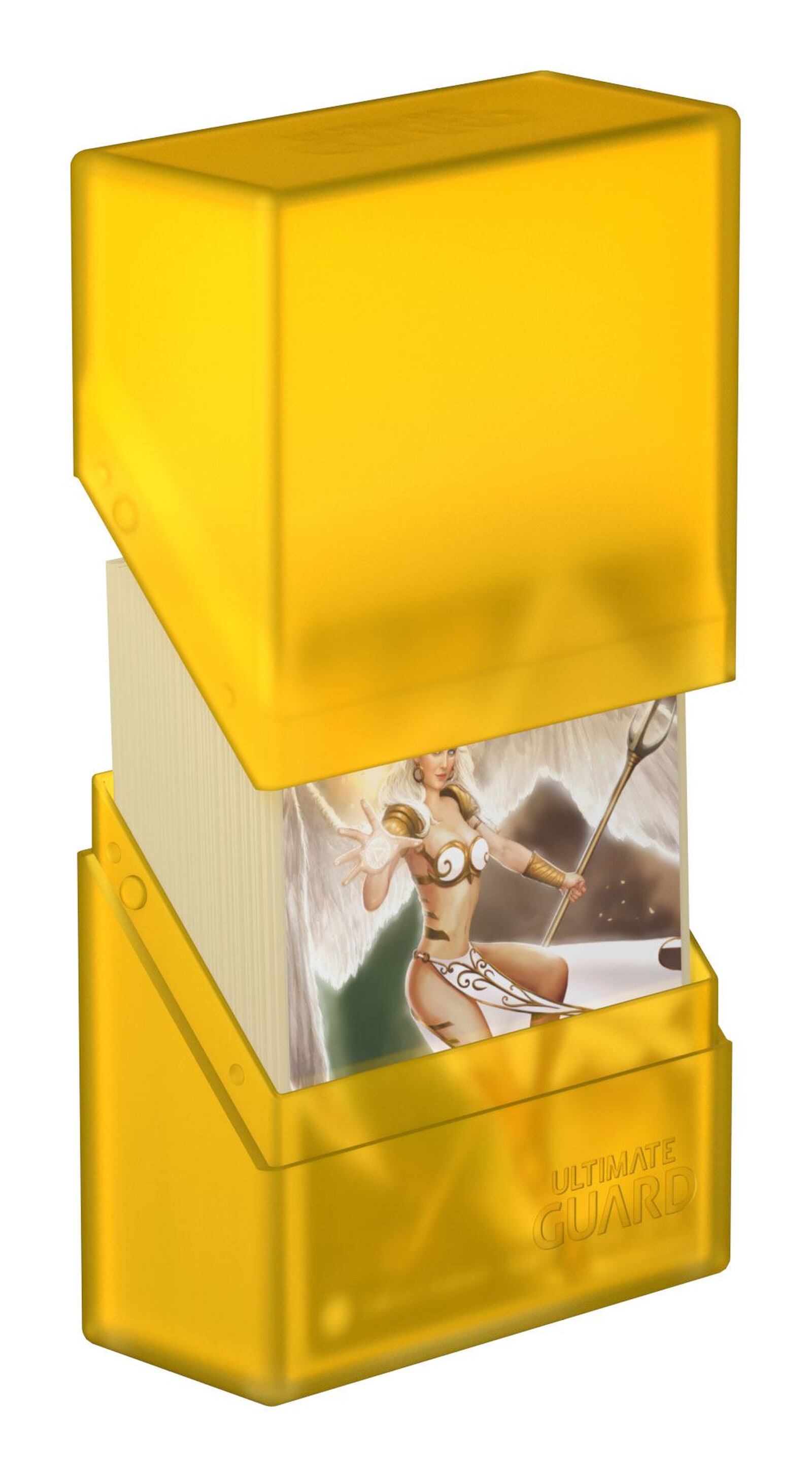 Ultimate Guard Boulder Deck Case 40+ Tamaño Estándar Amber