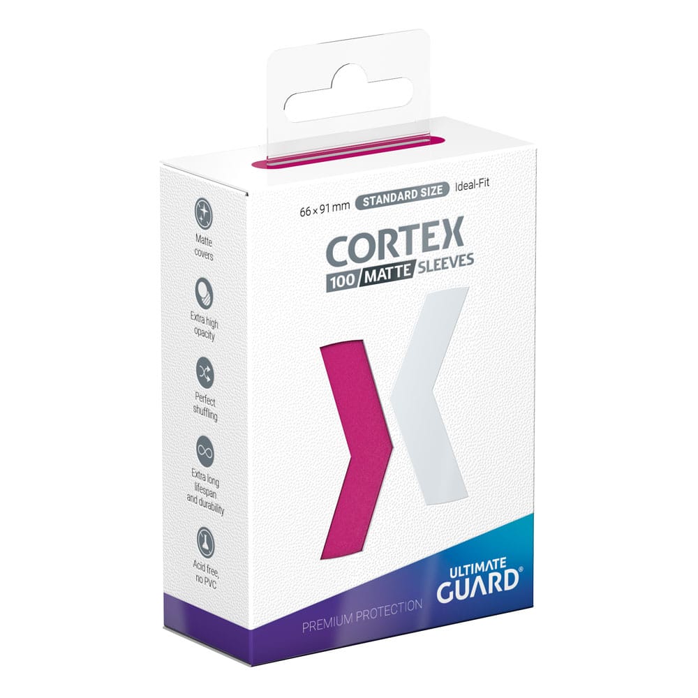 Ultimate Guard Cortex Sleeves Tamaño Estándar Matte Pink (100) Frikytopia