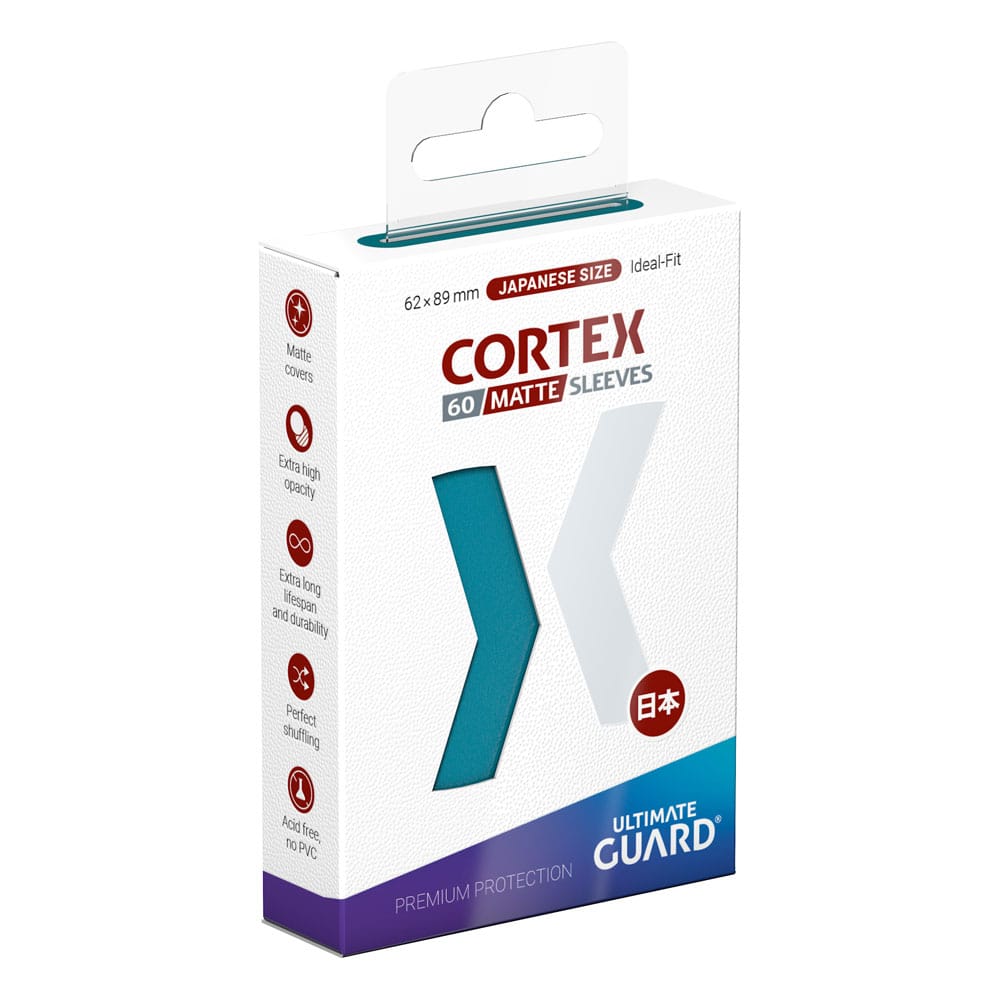 Ultimate Guard Cortex Sleeves Japanese Size Matte Petrol (60) Frikytopia