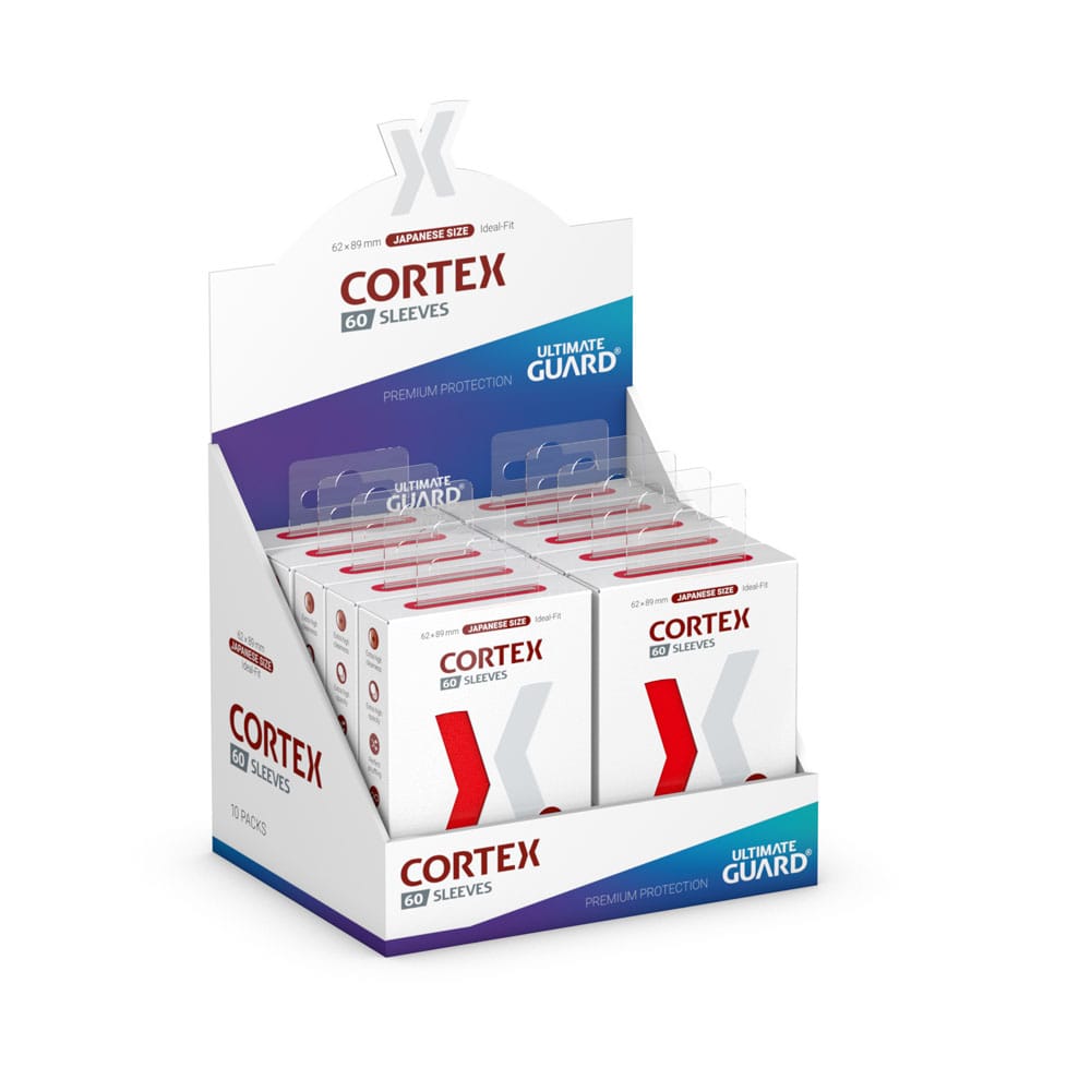Ultimate Guard Cortex Sleeves Tamaño Japonés Rojo (60)