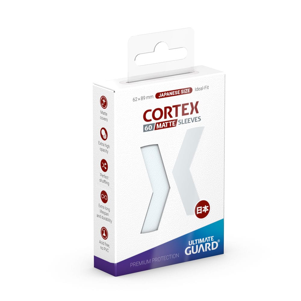 Ultimate Guard Cortex Sleeves Tamaño Japonés Matte Transparente (60)