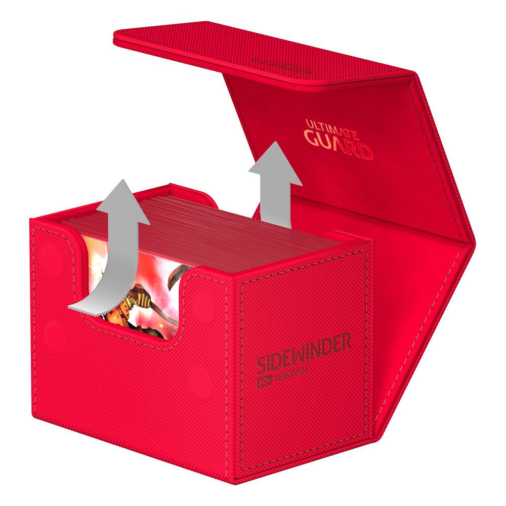 Ultimate Guard Sidewinder 80+ XenoSkin Monocolor Rojo