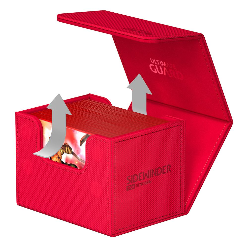 Ultimate Guard Sidewinder 100+ XenoSkin Monocolor Rojo