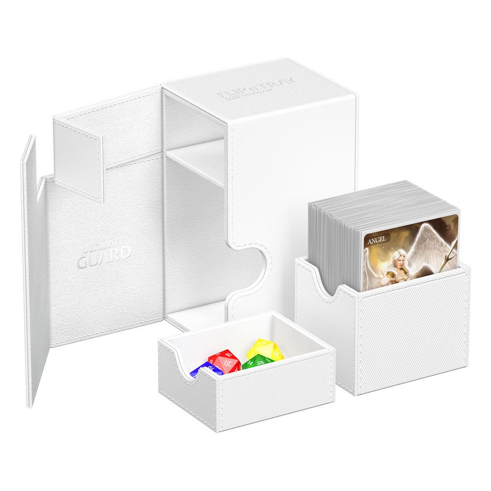 Ultimate Guard Flip`n`Tray 80+ XenoSkin Monocolor Blanco