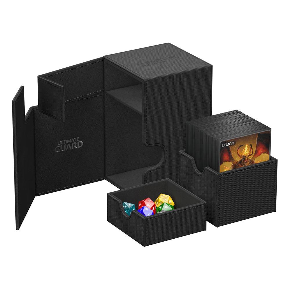 Ultimate Guard Flip`n`Tray 100+ XenoSkin Monocolor Negro