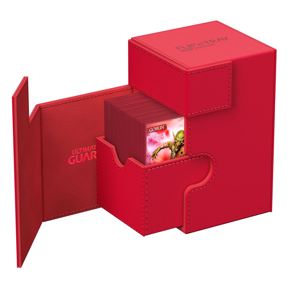 Ultimate Guard Flip`n`Tray 100+ XenoSkin Monocolor Rojo