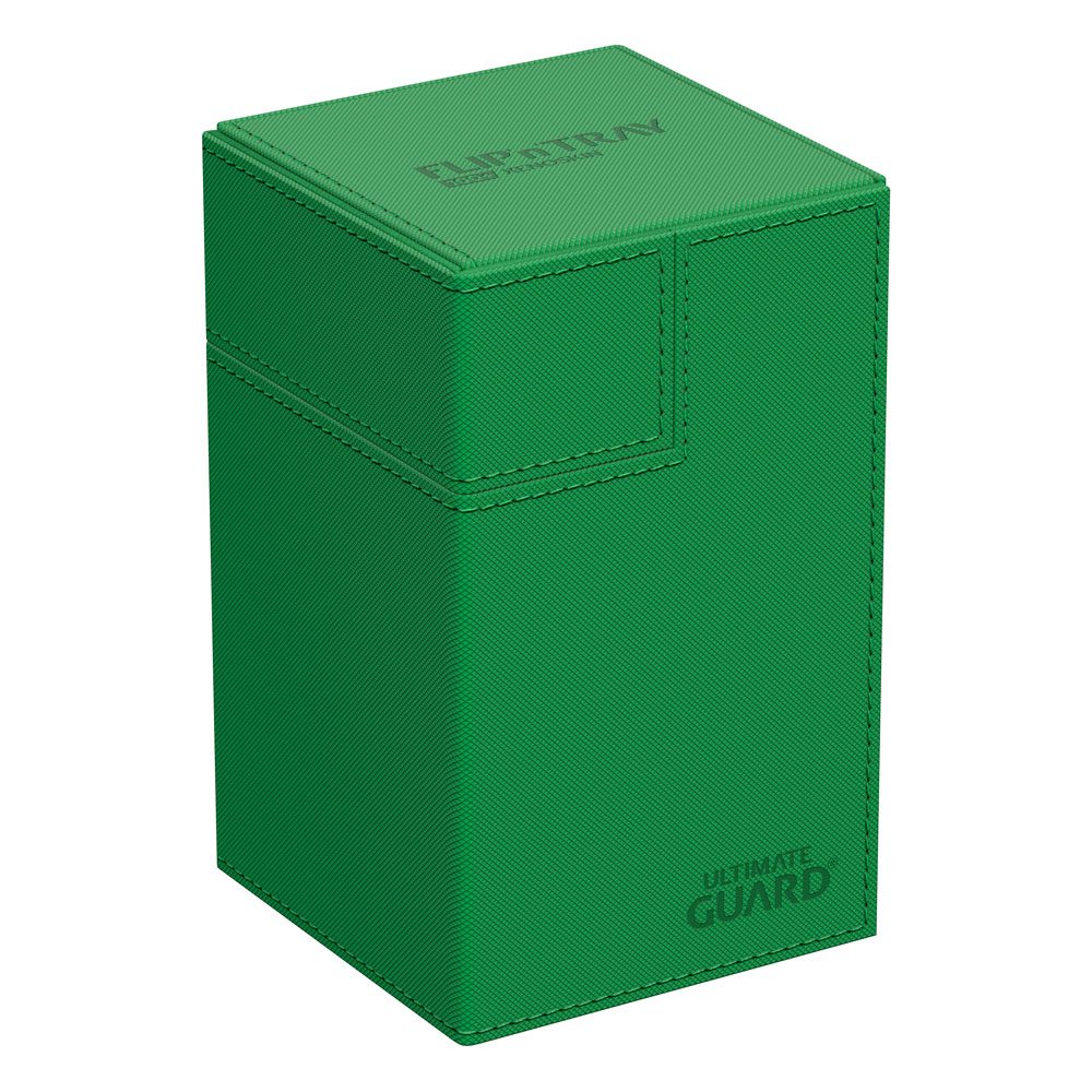 Ultimate Guard Flip`n`Tray 100+ XenoSkin Monocolor Verde Frikytopia