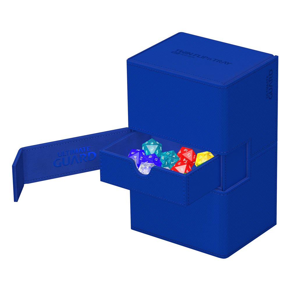 Ultimate Guard Twin Flip`n`Tray 160+ XenoSkin Monocolor Azul