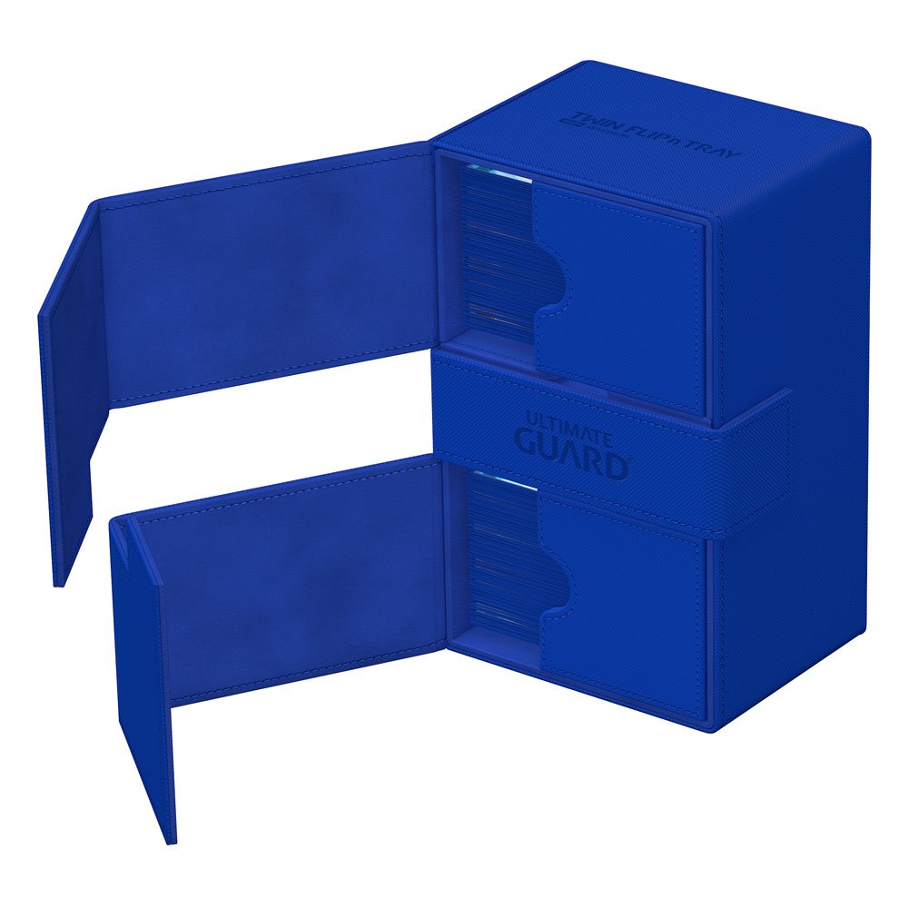 Ultimate Guard Twin Flip`n`Tray 160+ XenoSkin Monocolor Azul