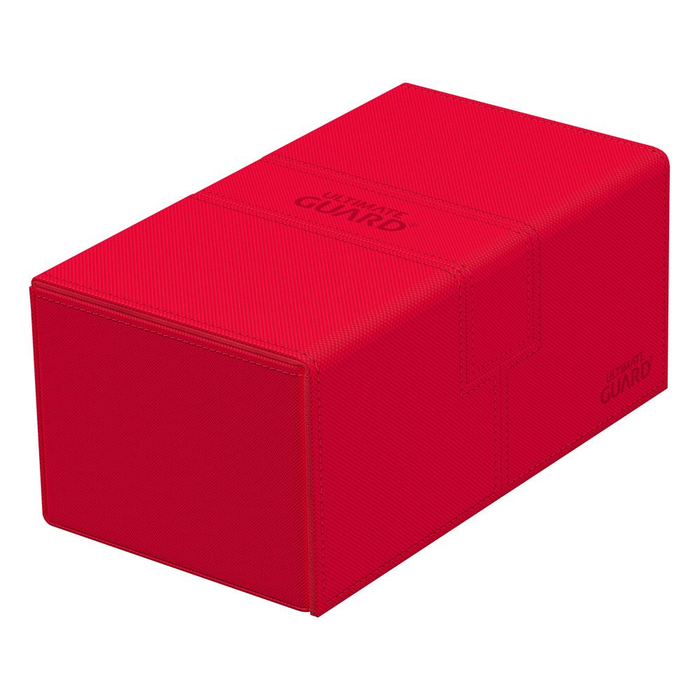 Ultimate Guard Twin Flip`n`Tray 200+ XenoSkin Monocolor Rojo