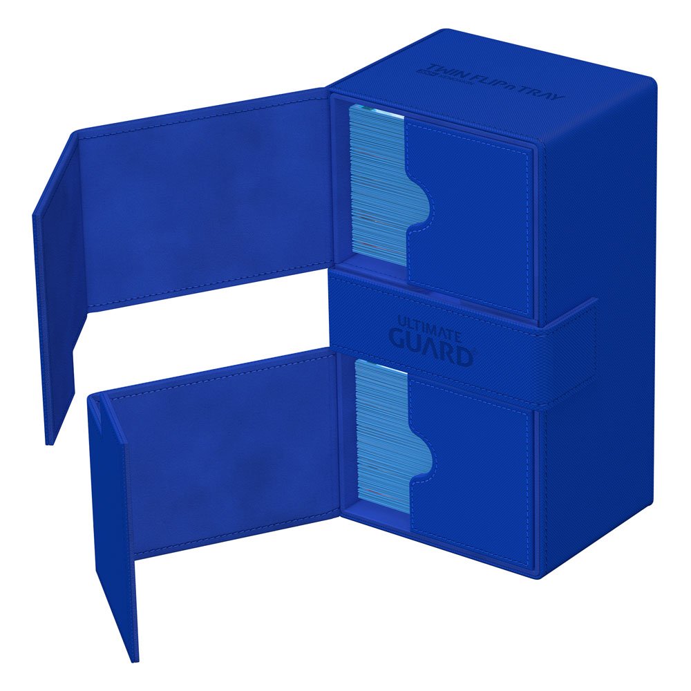 Ultimate Guard Twin Flip`n`Tray 200+ XenoSkin Monocolor Azul