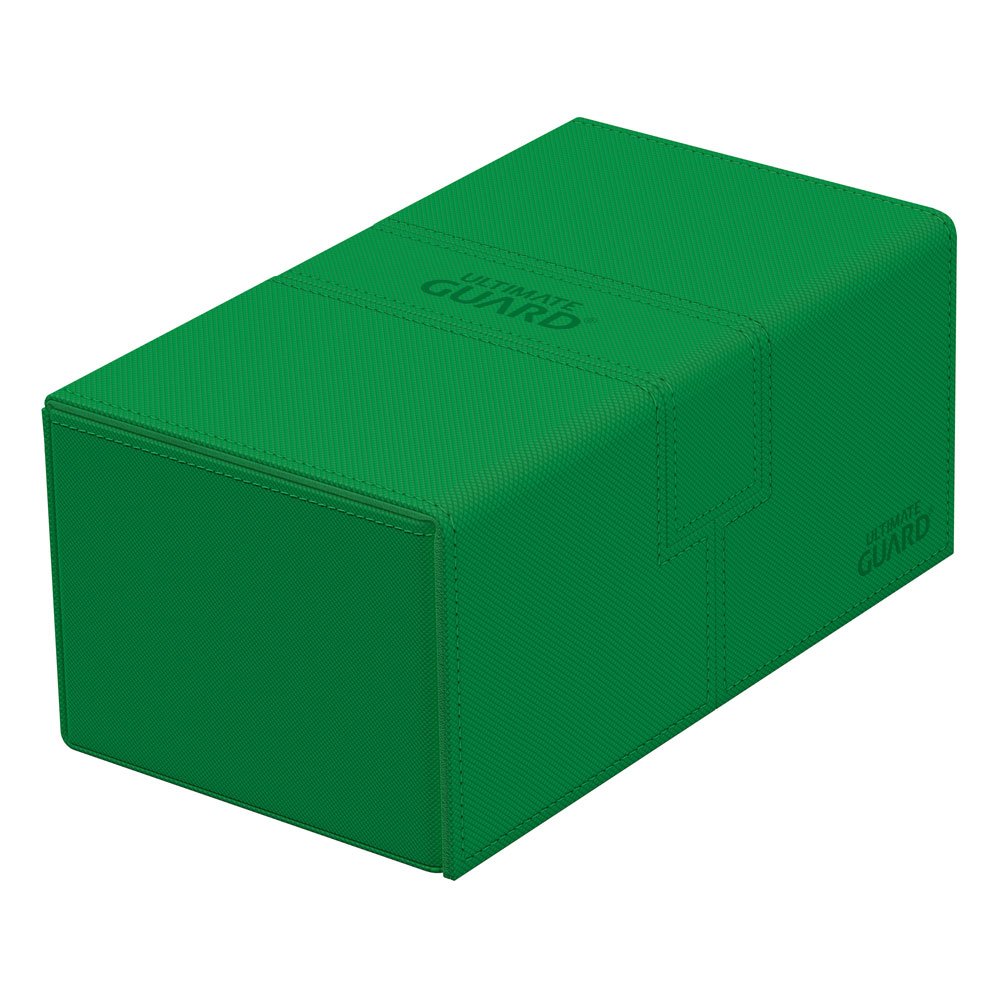 Ultimate Guard Twin Flip`n`Tray 200+ XenoSkin Monocolor Verde