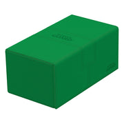 Ultimate Guard Twin Flip`n`Tray 200+ XenoSkin Monocolor Verde