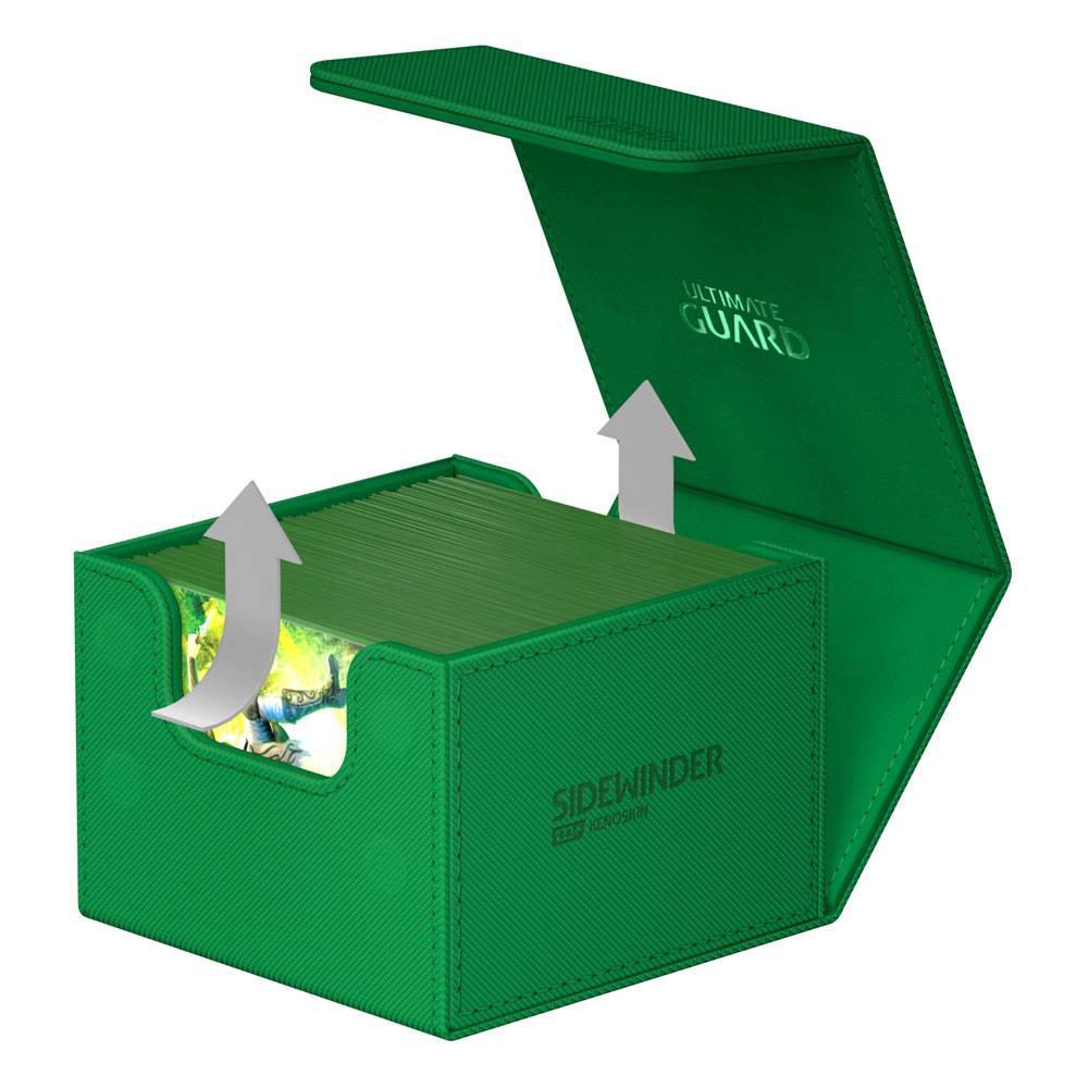 Ultimate Guard Sidewinder 133+ XenoSkin Monocolor Verde