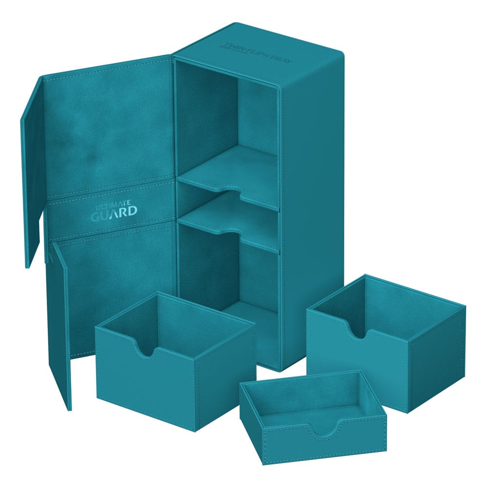 Ultimate Guard Twin Flip`n`Tray 266+ Xenoskin Gasolina Azul Frikytopia