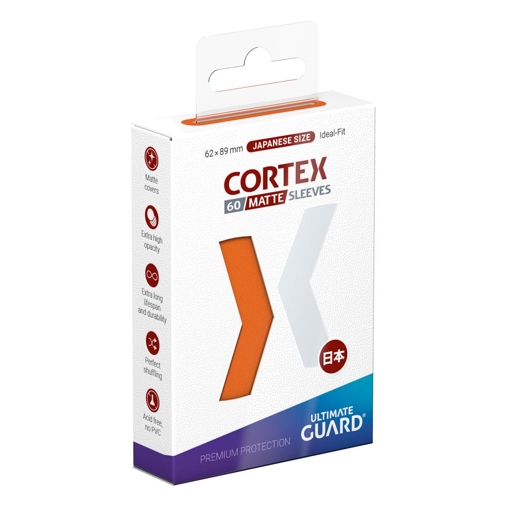 Ultimate Guard Cortex Sleeves Japanese Size Matte Naranja (60) Frikytopia