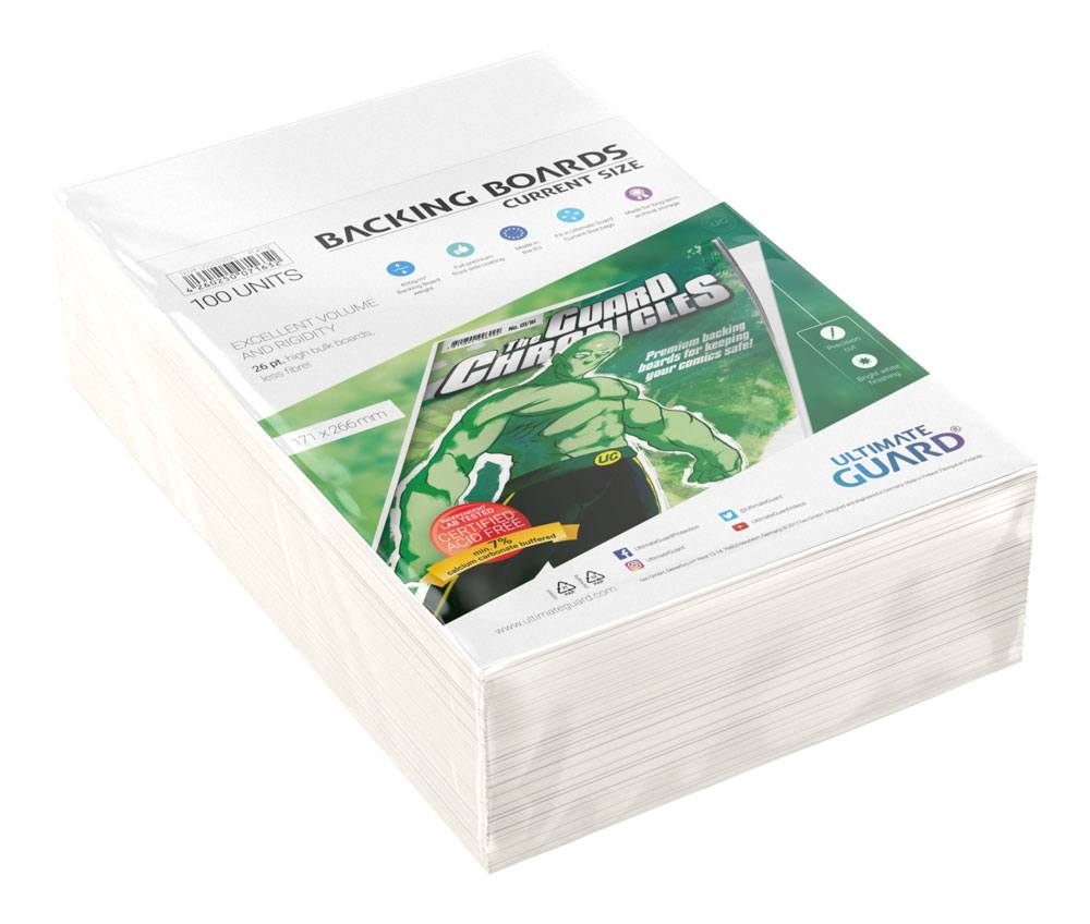 Ultimate Guard Comic Backing Boards Current Size (100) Frikytopia