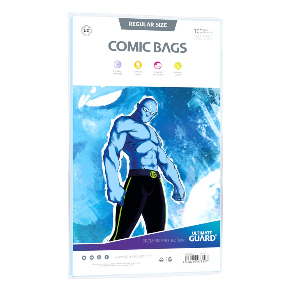 Ultimate Guard Comic Bags Bolsas de Comics Regular Size 100 Frikytopia