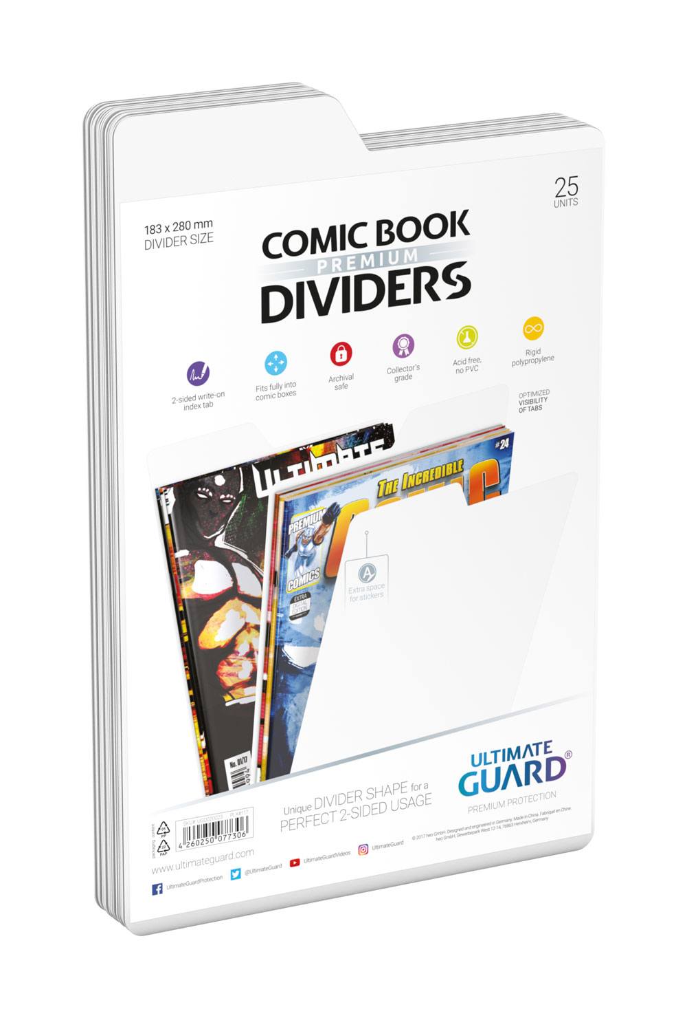 Ultimate Guard Premium Comic Book Dividers Separadores v2 Frikytopia