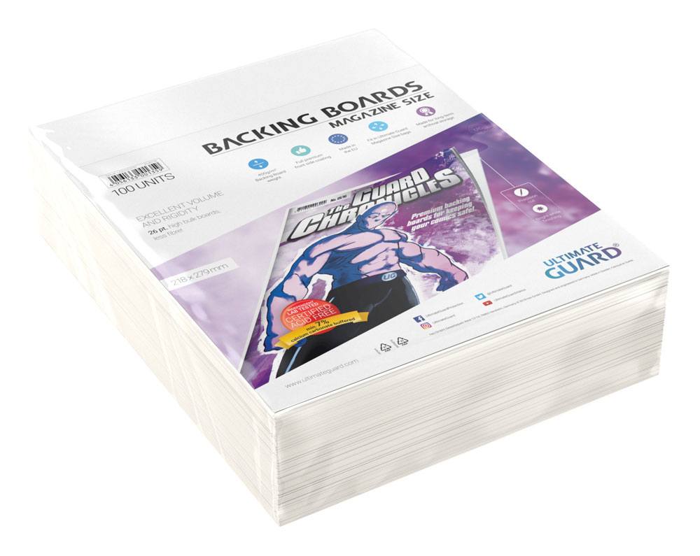 Ultimate Guard Comic Backing Boards Magazine Size (100) Frikytopia