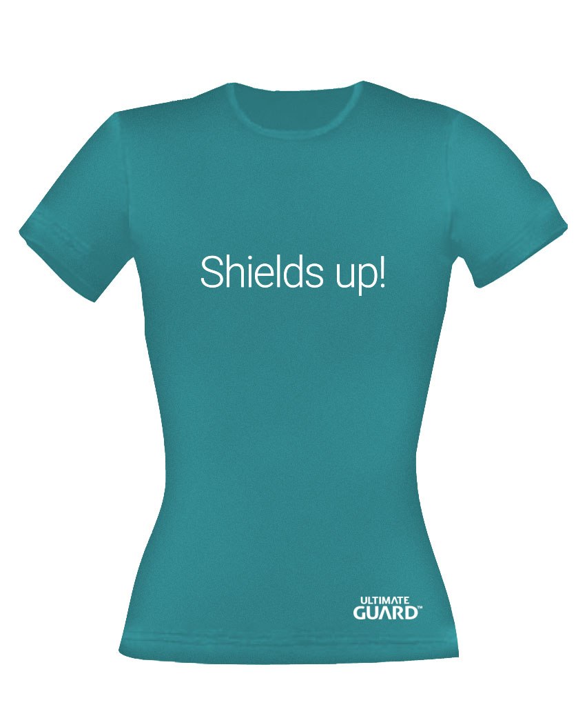 Ultimate Guard Camiseta Chica Shields Up! Gasolina Azul