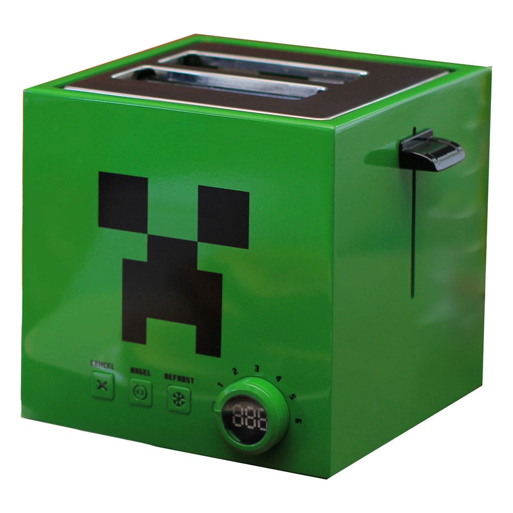 Minecraft Tostadora Green Creeper Cube Frikytopia
