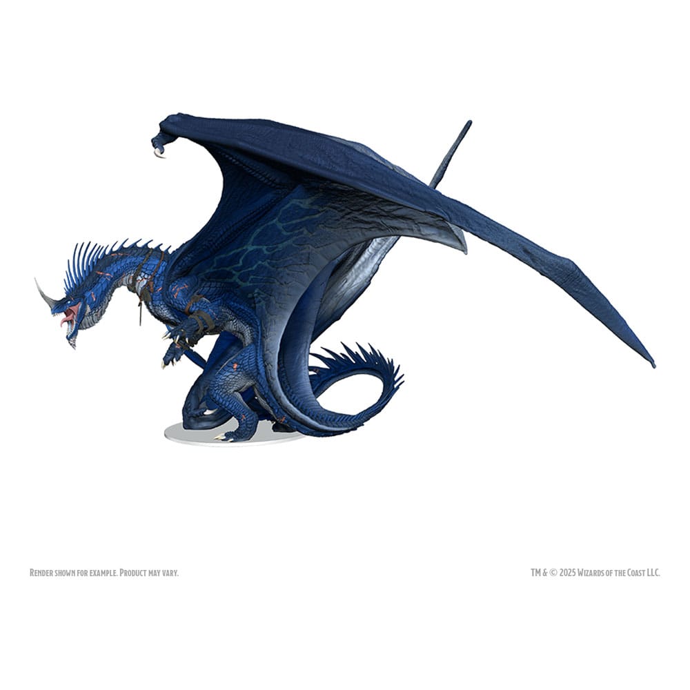 D&D Icons of the Realms Miniatura pre pintado "Boxed Miniature" Ancient Blue Dragon 20 cm
