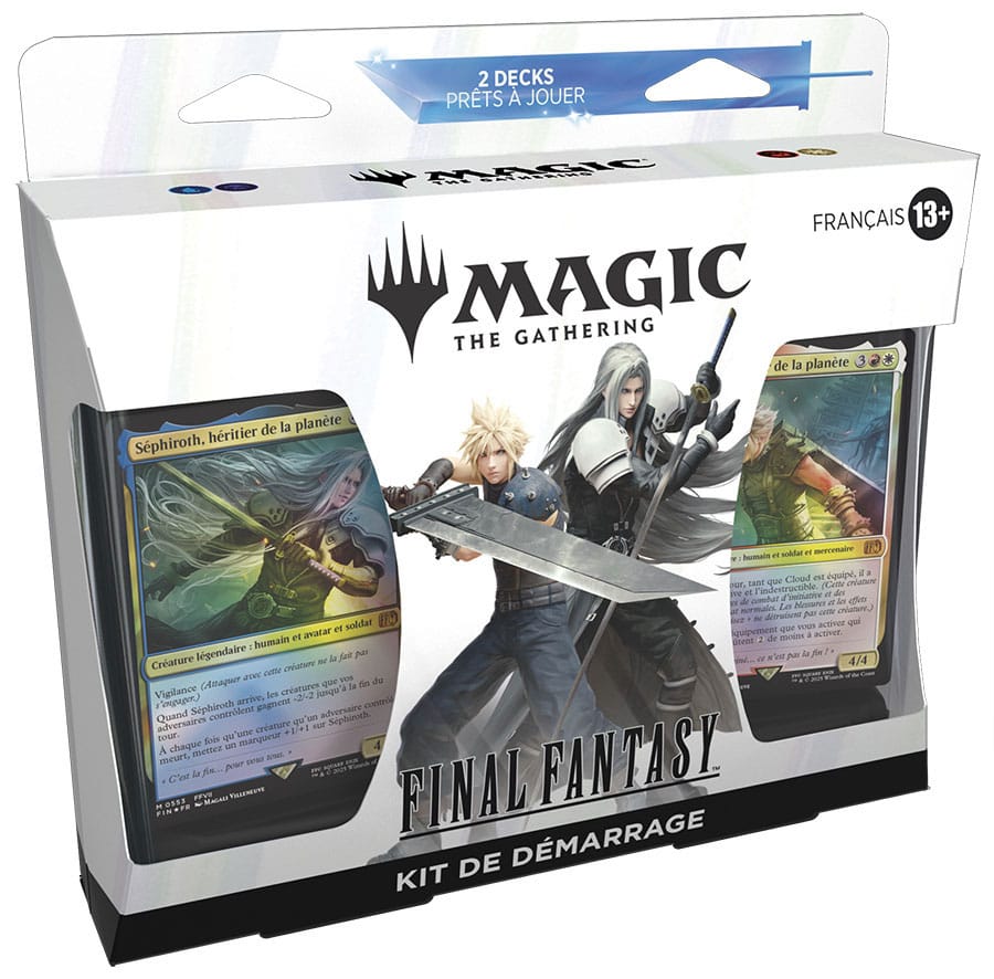 Magic the Gathering Final Fantasy Caja de Kits de inicio de 2024 (12) francés Frikytopia