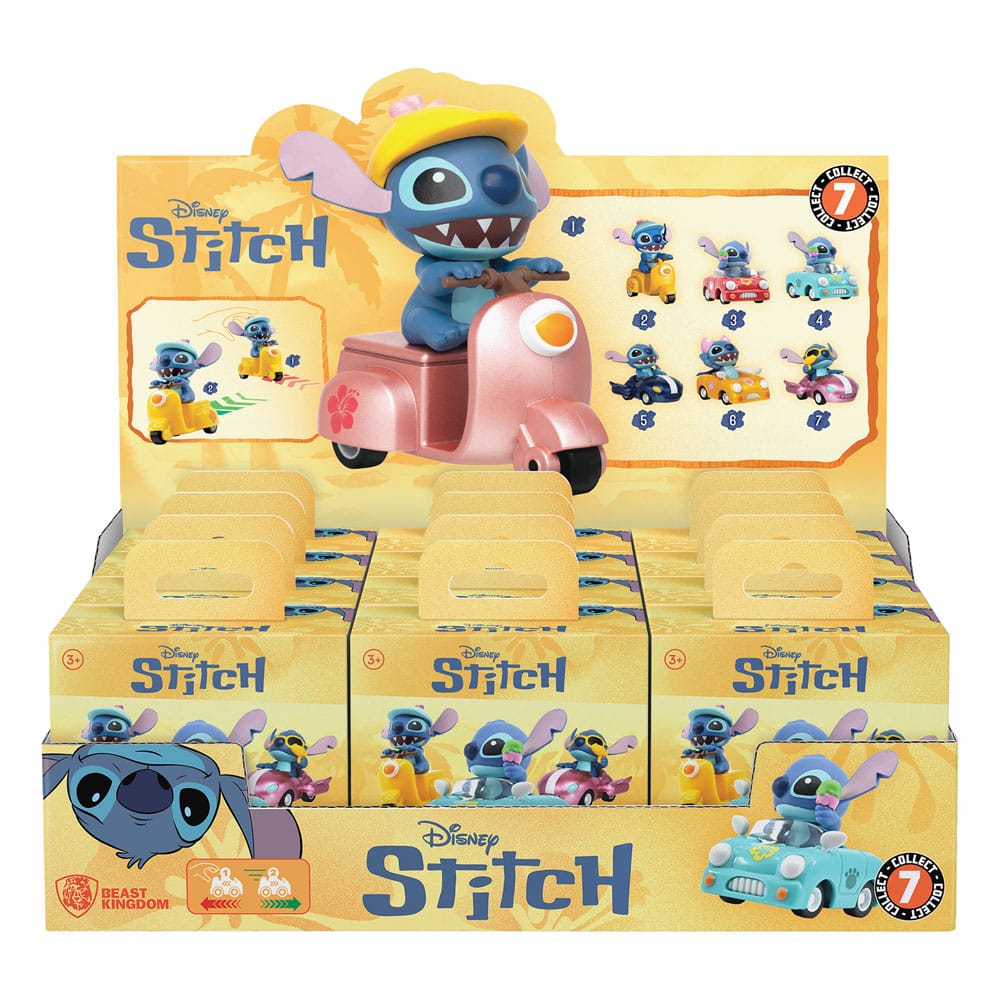 Lilo & Stitch Veículos de Corda com Figuras Zoom Hero Stitch Sortido (Blind Box Ver.) (12) Frikytopia