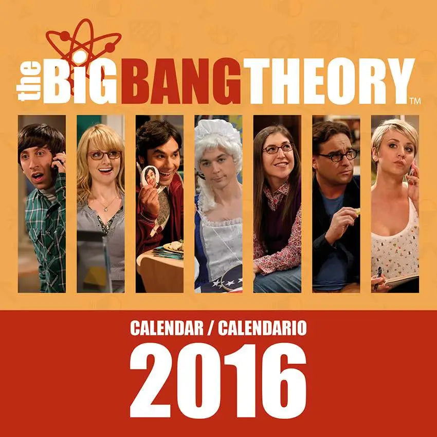 Calendario 2016 THE BIG BANG THEORY 2 Frikytopia