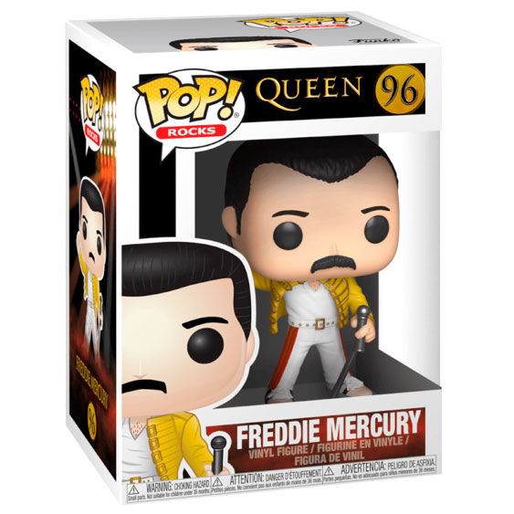 Funko pop personaje rock queen freddy mercury wembley 1986 Frikytopia