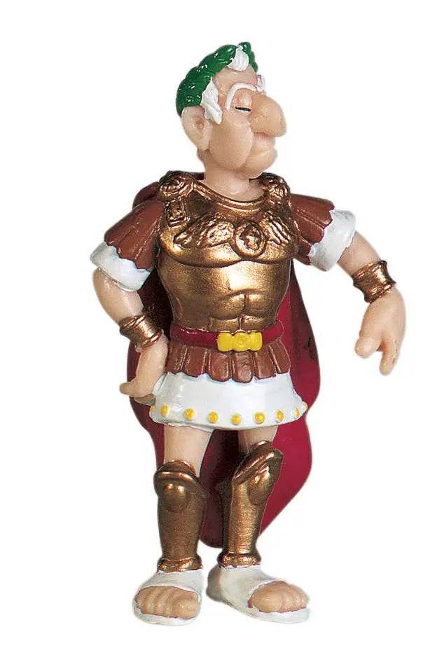 Figura plastoy asterix & obelix emperador cesar pvc 9 cm