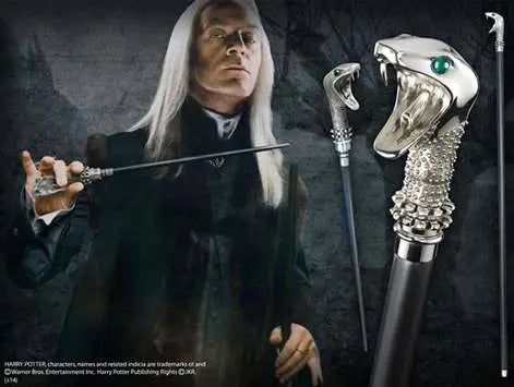 Harry Potter varita magica baston Lucius Malfoy
