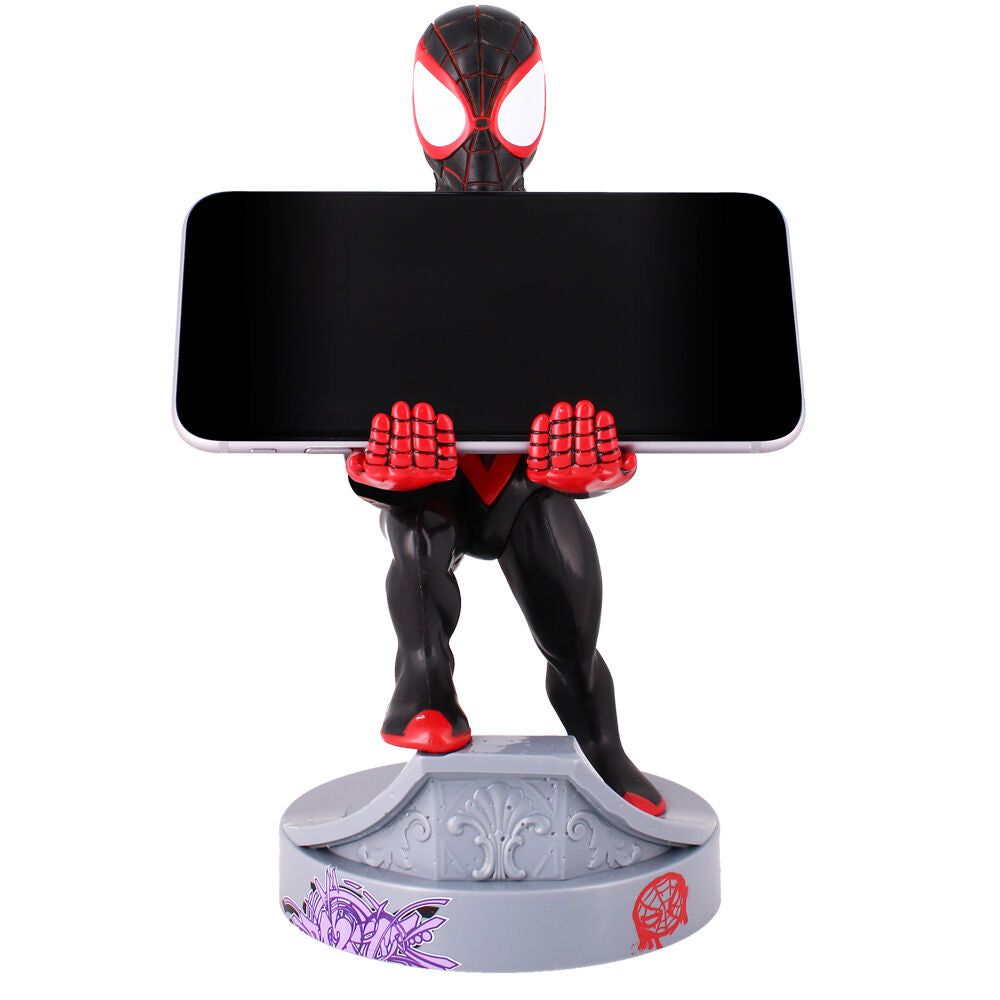 Spider-Man Soporte Cably Guys Miles Morales 20 cm
