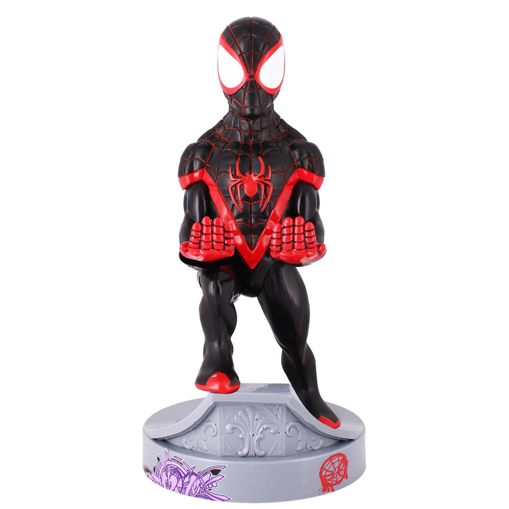Spider-Man Soporte Cably Guys Miles Morales 20 cm