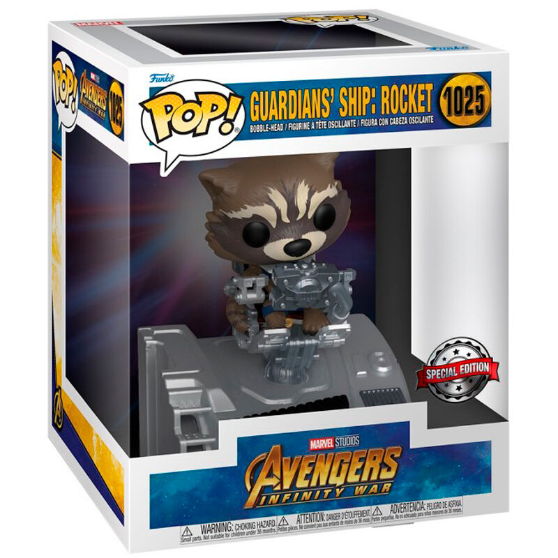 Funko pop deluxe marvel guardianes de la galaxia rocket 63211 Frikytopia
