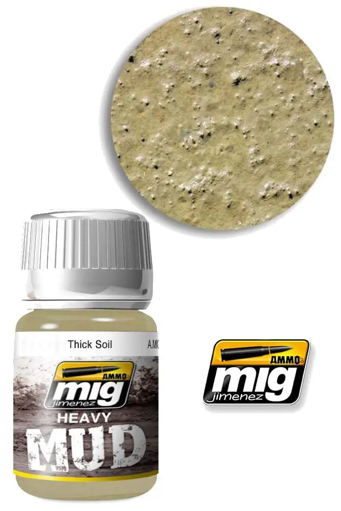 HEAVY MUD TEXTURE THICK SOIL 1701