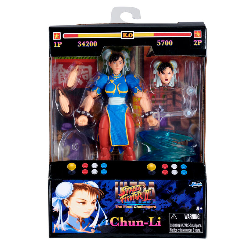 Figura Chun-Li Street Fighter II 15cm Frikytopia