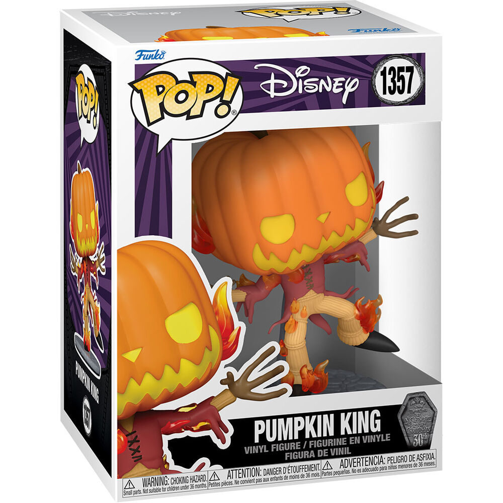 Figura POP Disney Pesadilla Antes de Navidad 30th Anniversary Pumpkin Ki Frikytopia