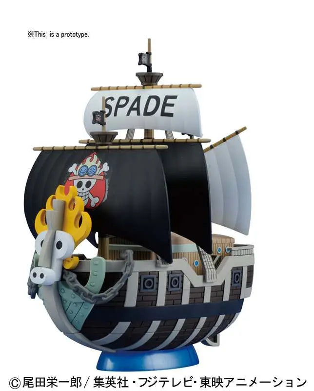 Figura Model Kit Barco Spade Pirates Ship One Piece 15cm