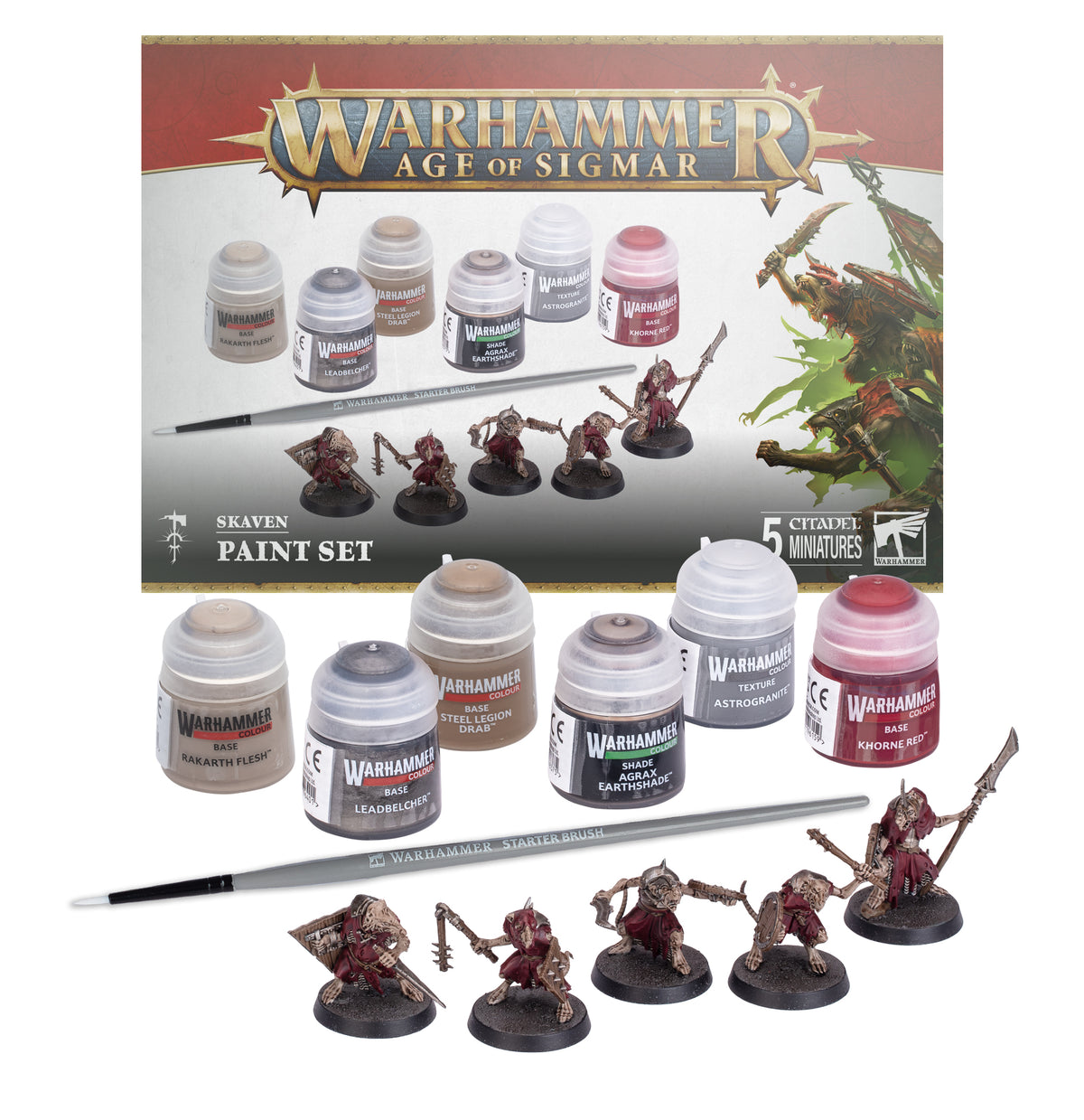 AOS SKAVEN + PAINT SET ENG/SPA/PORT/LAT Frikytopia