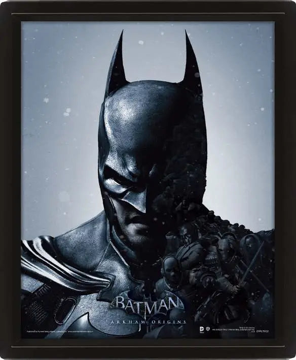 BATMAN ARKHAM LENTICULAR 3D Póster Frikytopia