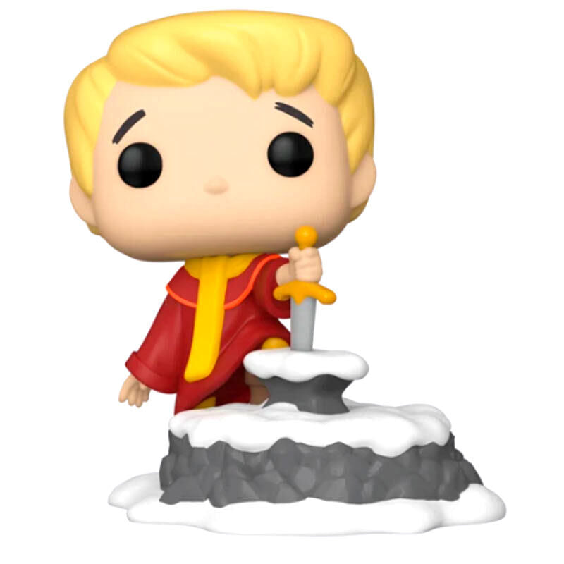Figura POP Deluxe Disney La espada en la piedra Arthur Pulling Excalibur Frikytopia