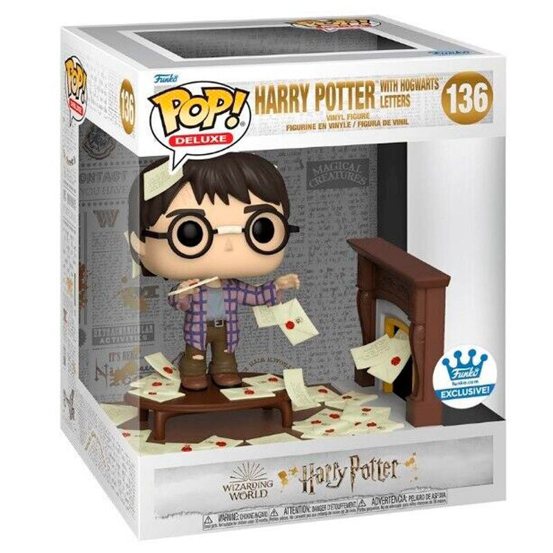 Figura POP Deluxe Harry Potter Anniversary Harry Potter with Hogwarts Le