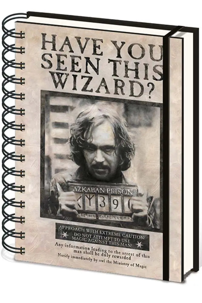 HARRY POTTER SIRIUS WANTED Libreta Frikytopia